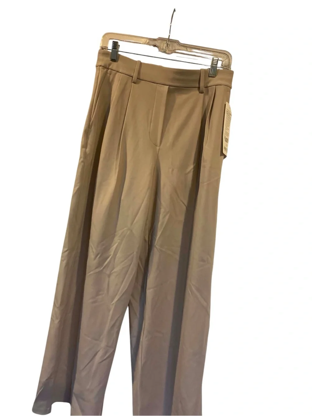 NWT Lululemon Daydrift HR Wide-Leg Trouser SHORT TAN Size M